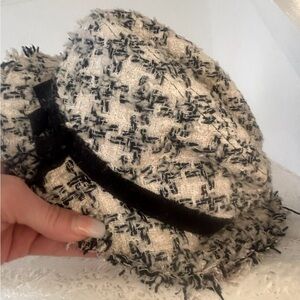 CHANEL RARE 2009/10 Silk Tweed Hat